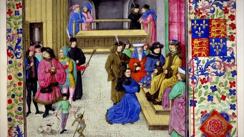 手工绘本插画：中世纪君王们的私人生活
